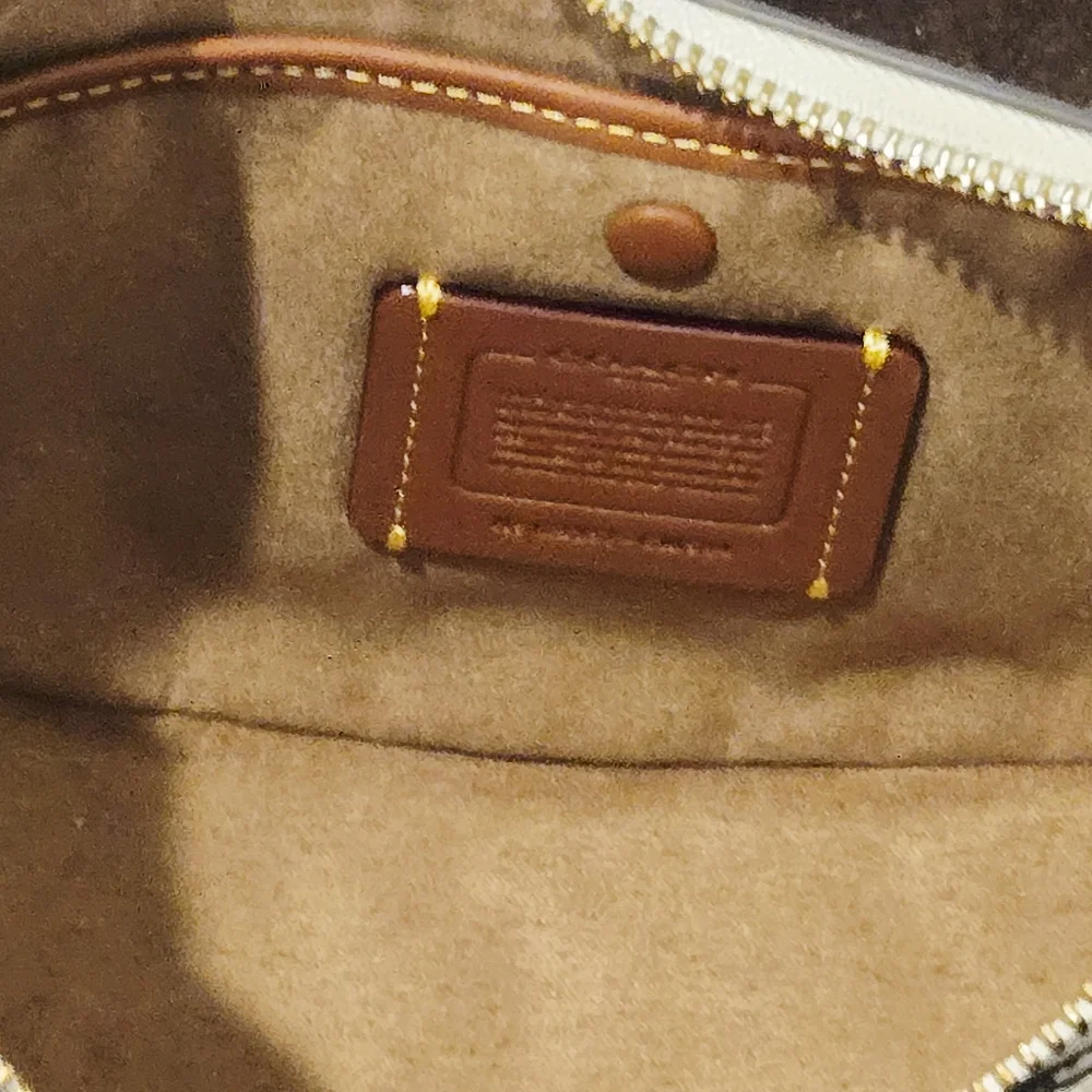 Coach Mira Shoulder Bag With Horse And Carriage Print, style number CM584. - Picture 8 of 13